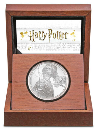 Moneda de plata Harry Potter (1 oz.) | Producto oficial: Warner Brothers™