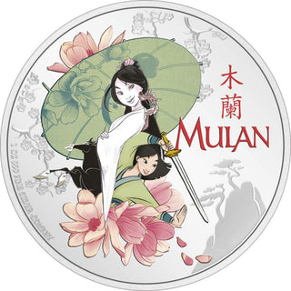Moneda de plata Mulán (1 oz.) | Producto oficial: DISNEY™