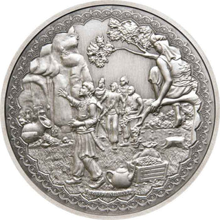 Moneda de plata Ali Baba y los 40 ladrones (1 oz.)
