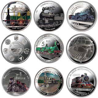 Monedas XII Serie Iberoamericana – Colección completa